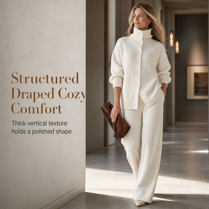 Women's Casual Two-Piece Pants and Top Set
