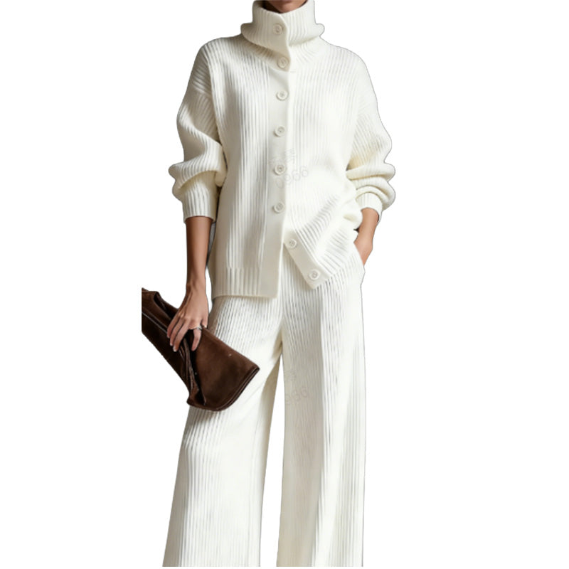 Women's Casual Two-Piece Pants and Top Set