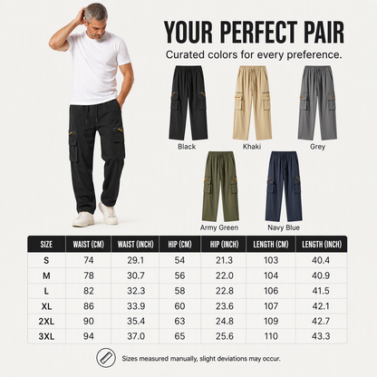 Men's Casual Multi-Pocket Cargo Pants