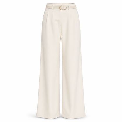 👖 High-Waisted Flowing Wide-Leg Suit Pants – Crease-Resistant Drape | S to 2XL