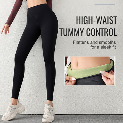 Women's High-Waisted Thermal Lined Yoga Pants