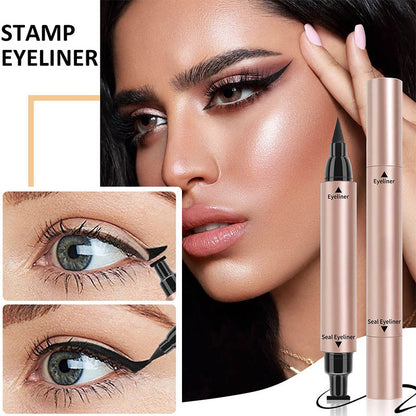 🎅Kup 1 i otrzymaj 1 gratis | Podwójny trójkątny eyeliner w płynie