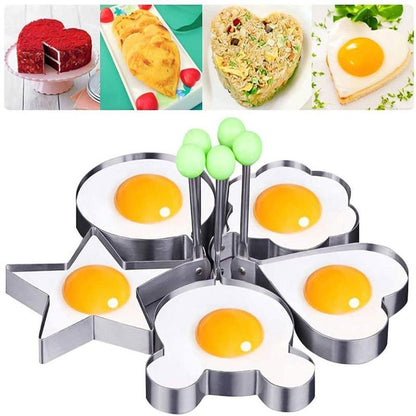 🎁Przygotuj eleganckie smakołyki ✨ Forma do omletu ze stali nierdzewnej 🍳